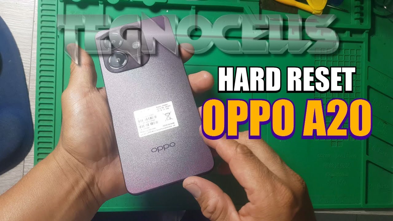 restablecer de fabrica | OPPO A20 | modo recovery