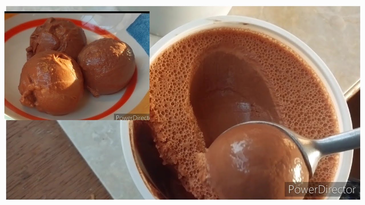 HELADO sin CRISTALES 100% CHOCOLATE NO QUÍMICOS NATURAL  CUALQUIER LECHE NO CONDENSADA,CREMA O GRASA