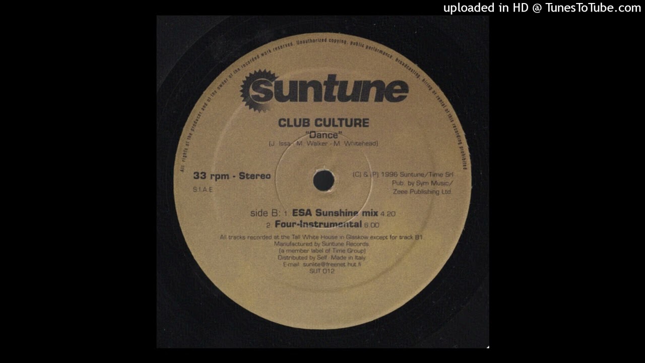 Club Culture - Dance (ESA Sunshine Mix)