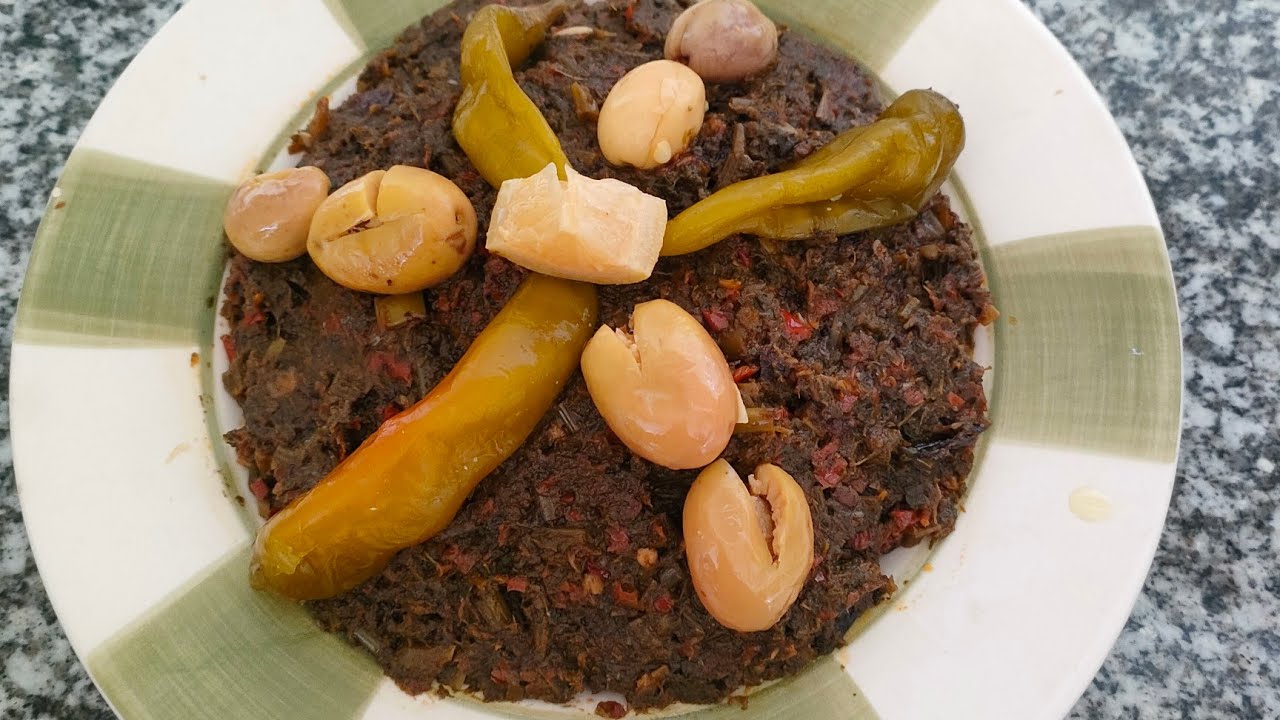 الخبيزة مرقة تونسية ومرقة  برشا دول عربية les mauves plat tunisien et aussi arabe