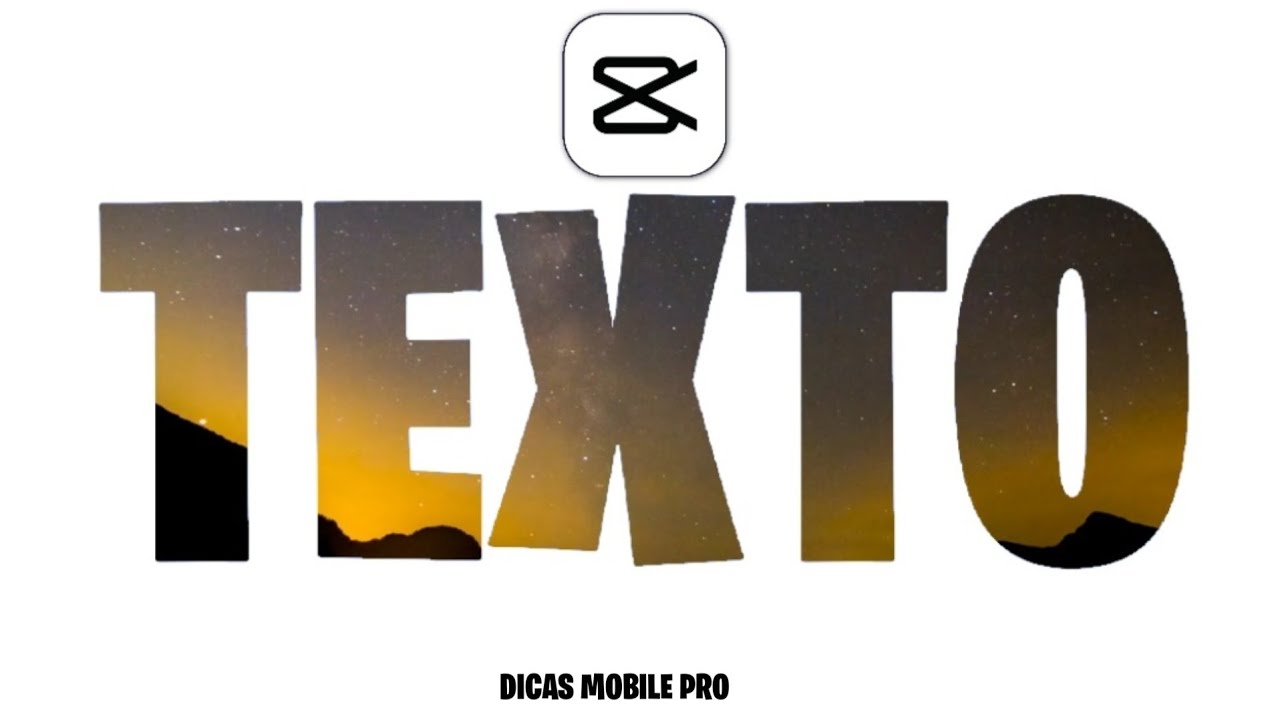 [Capcut Tutorial] Como Adcionar Vídeo Dentro do Texto no Capcut