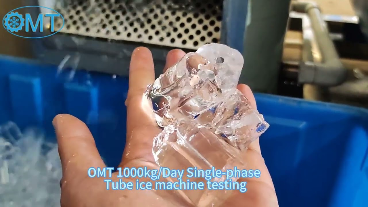 OMT 1000kg single phase tube ice machine