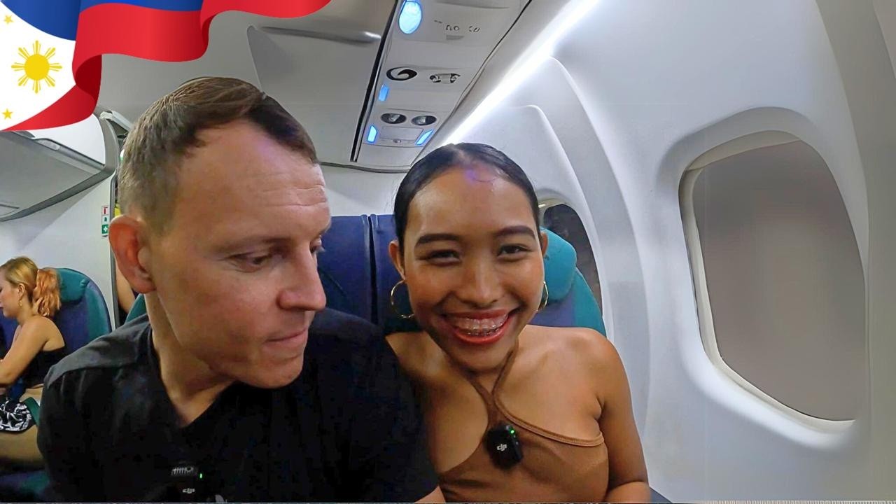🇵🇭 My Province Girlfriend Flying First Time⎜Watch Her Reaction 🤣