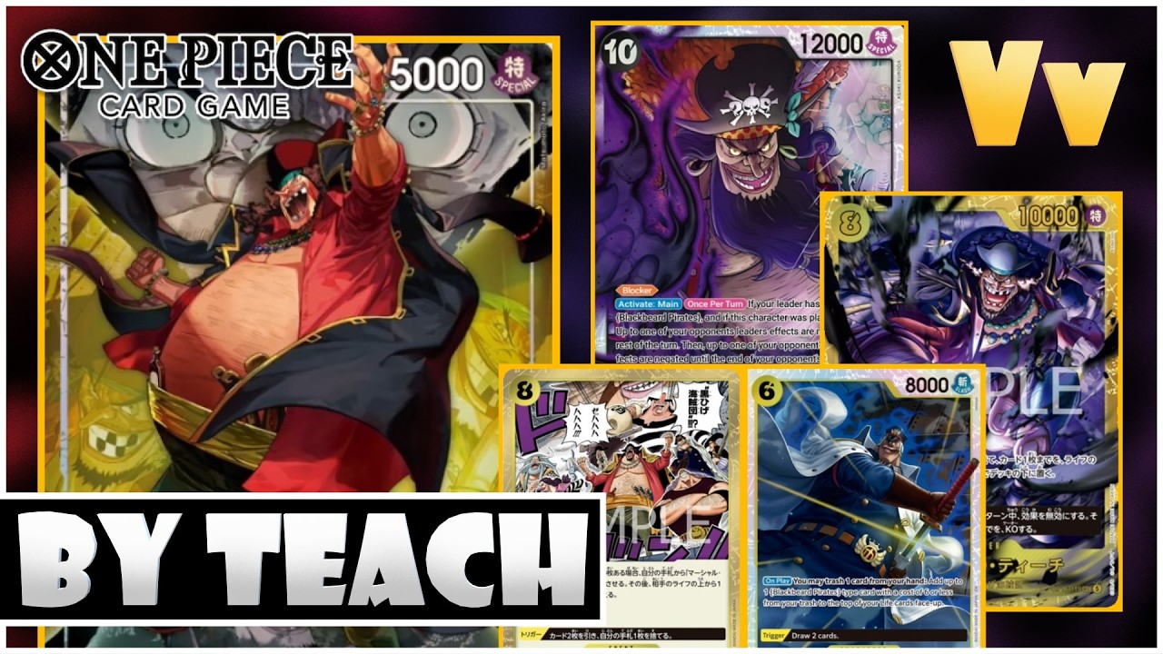 One Piece TCG: Playtesting BY Teach and Discussing The New Support for This Leader (SEC/Zehaha)