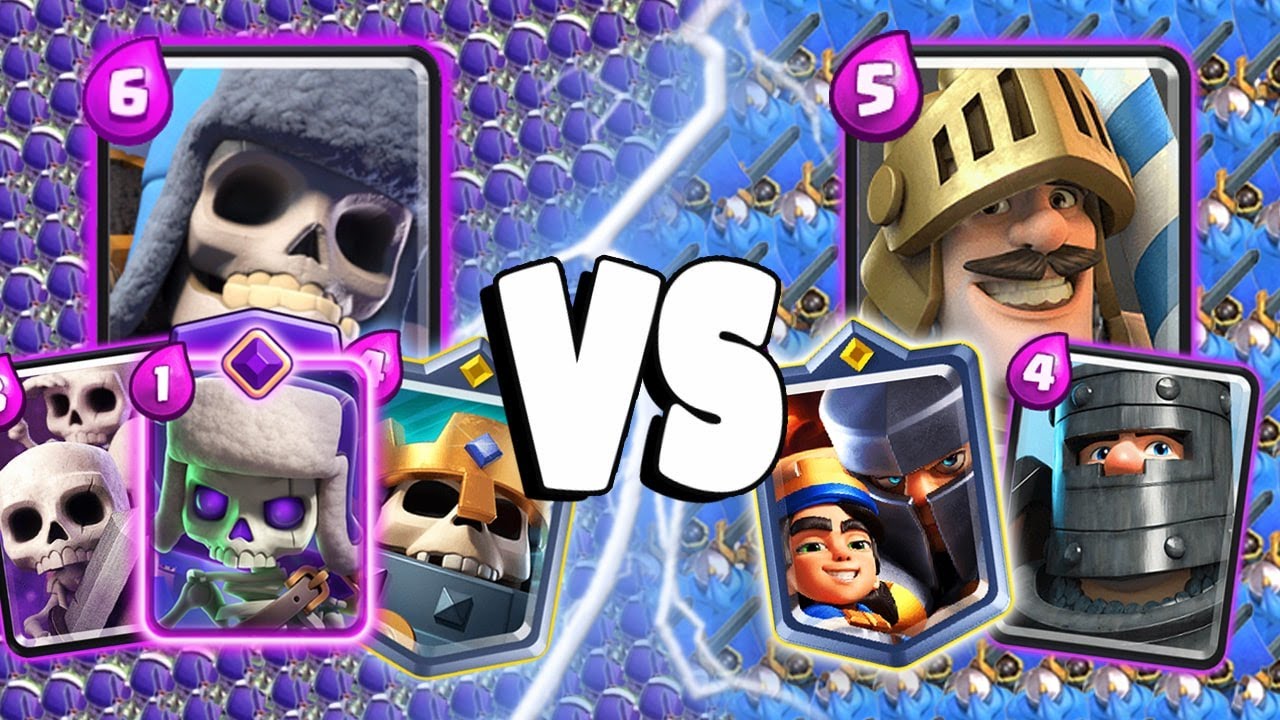 EVOLVED SKELETONS TEAM 🆚 PRINCE TEAM | Clash Royale Challenge