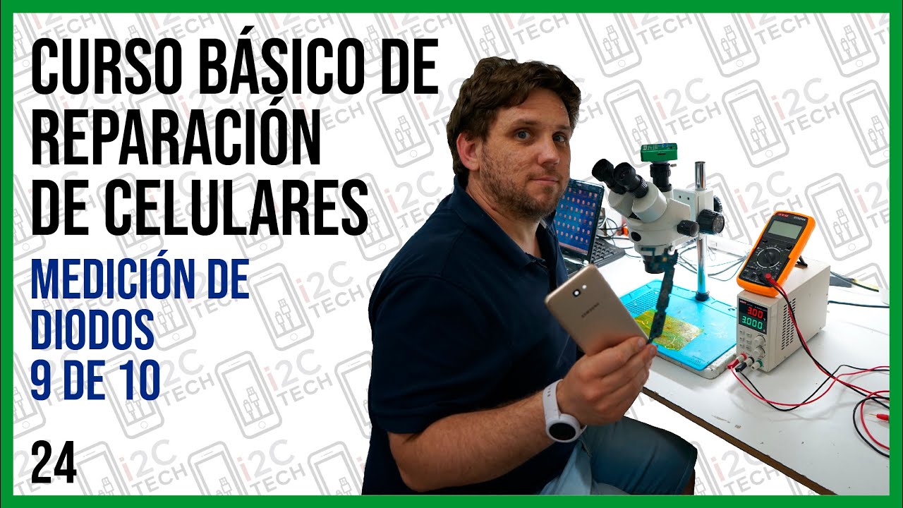 #24 CURSO DE REPARACION DE CELULARES: Cómo MEDIR DIODOS | TRUCO para encontrar FALLAS en una placa 📱