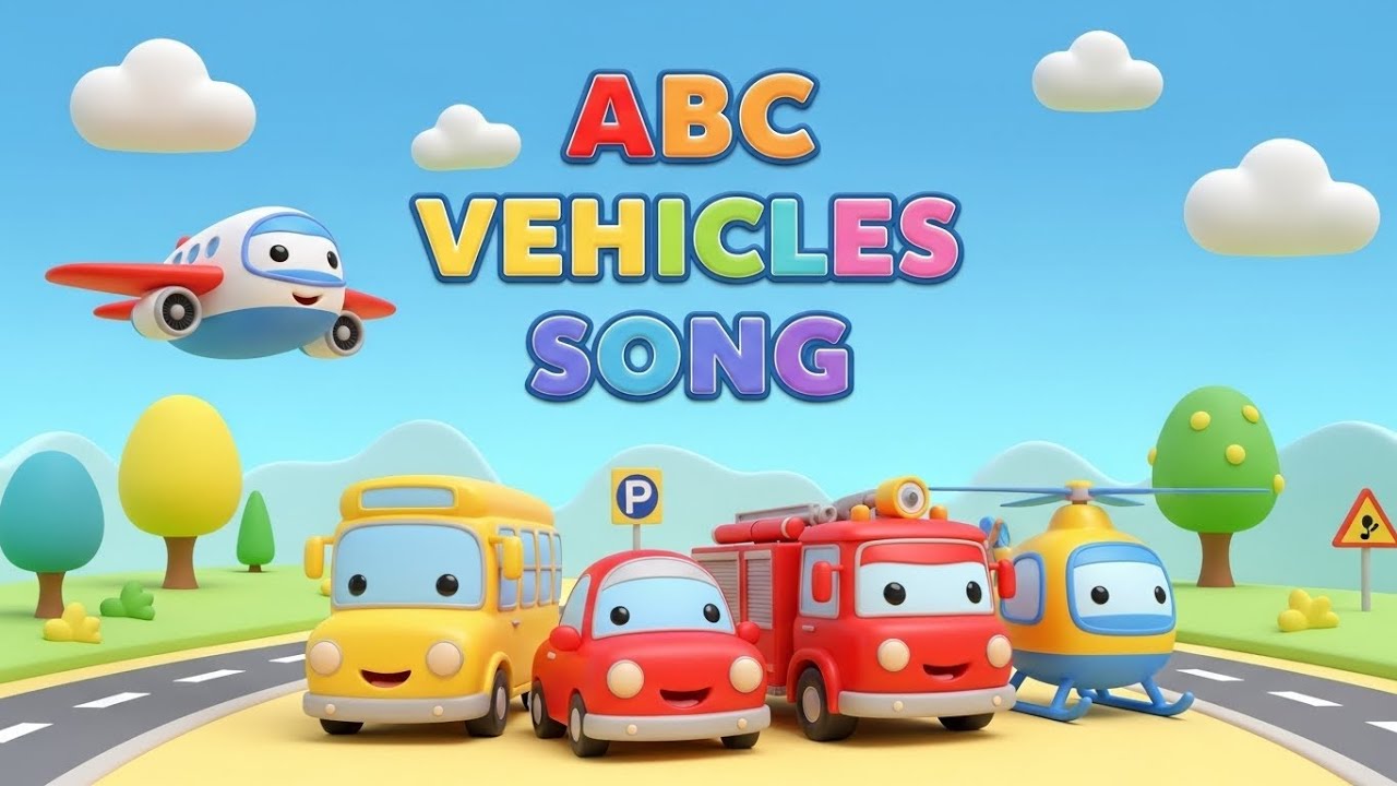 ABC Vehicle Song for Kids | Learn A to Z with Vehicles #abcd