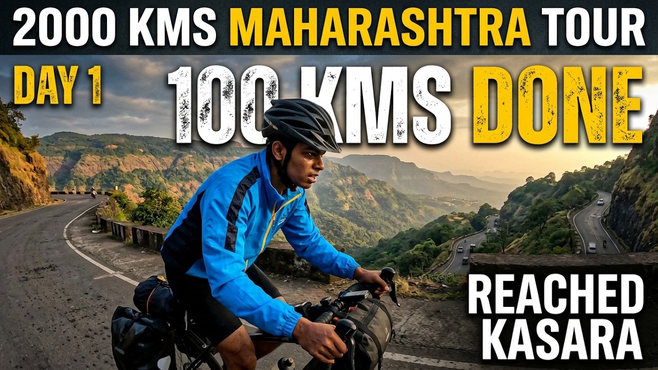 Mumbai to Kasara Ghat on bicycle | Day 1 | 2000 kms Maharashtra Tour