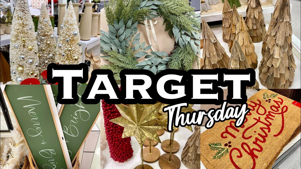 TARGET STUDIO MCGEE CHRISTMAS DECOR 2022 • TARGET DOLLAR SPOT • SHOP WITH ME