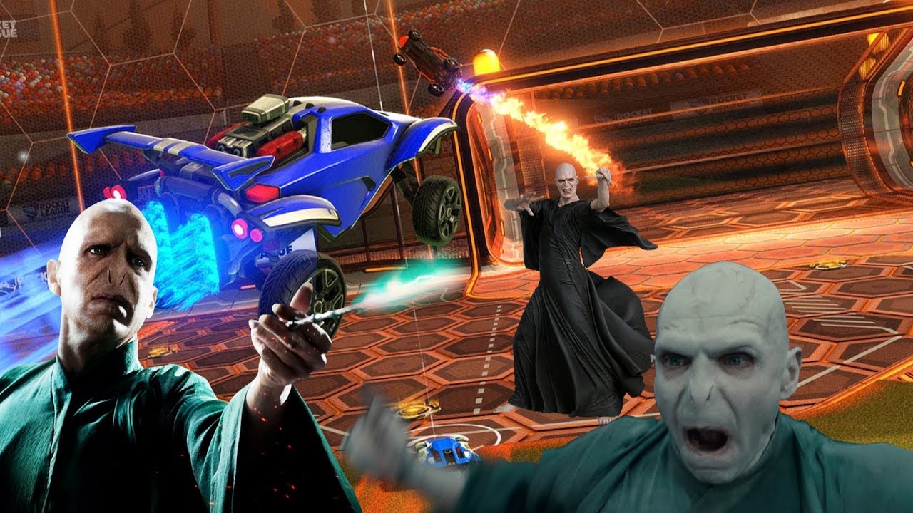 Voldemort nagyúr játszik egy kis Rakéta Ligát!