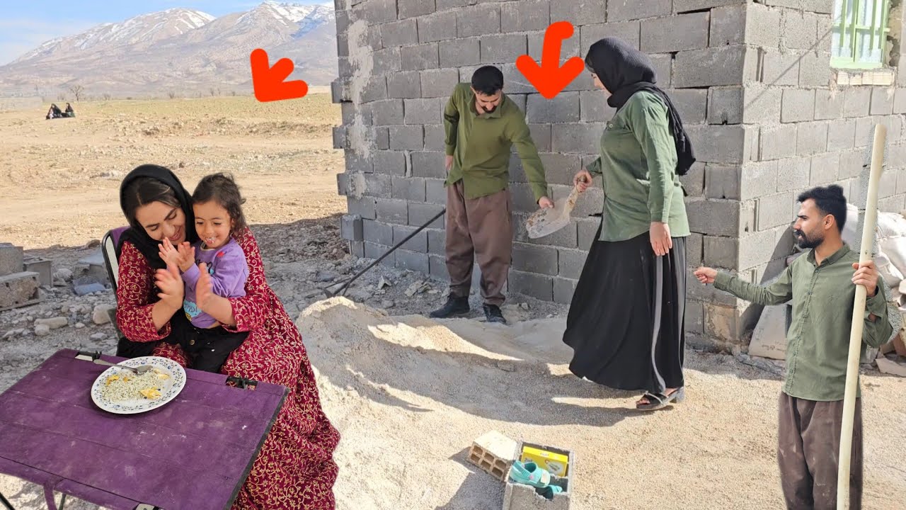 Ali's help to Parisa, the nomadic life of Parisa and Parastu