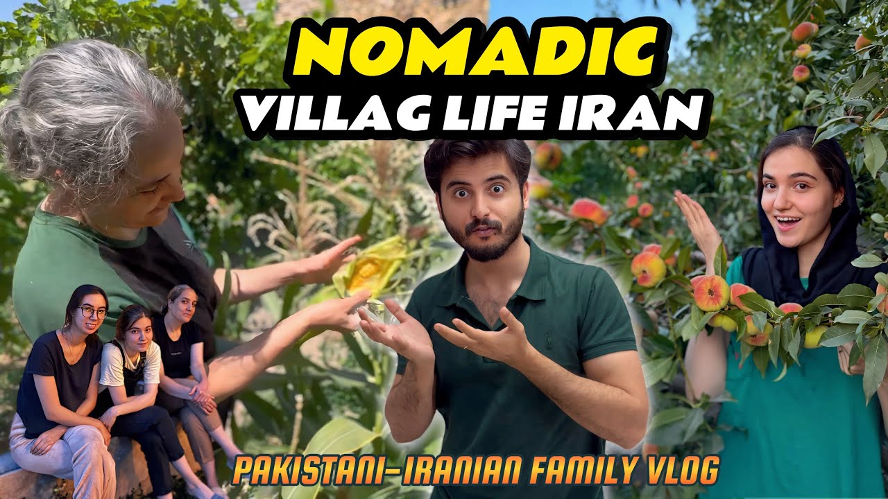 Nomadic Village Secrets of Iran 🌱 || Cooking + Farming Vlog || Pakistani-Iranian Family Vlog