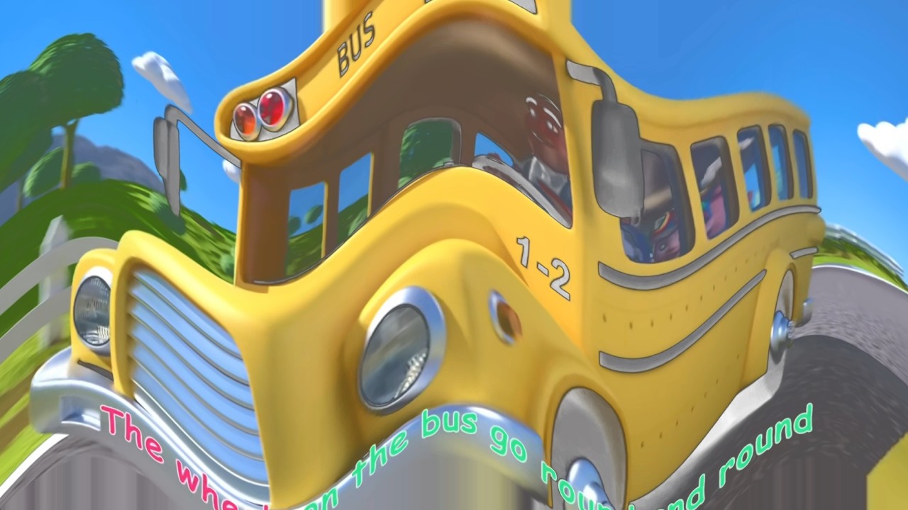 The Wheels On The Bus Round Effects! Intro Logo | Sponsored By: Gamavision Csupo Effects