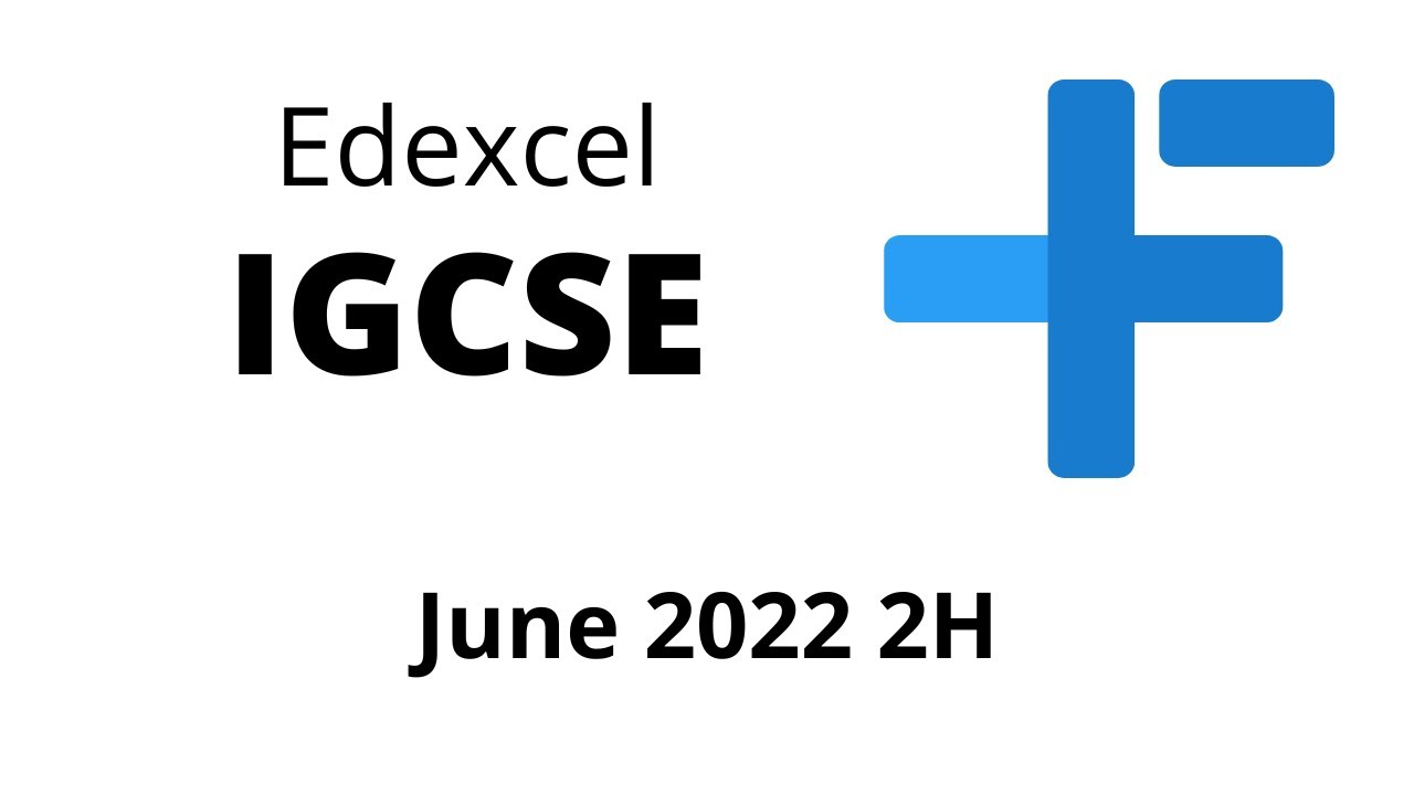 Математика IGCSE Edexcel, июнь 2022 г., 2-я половина