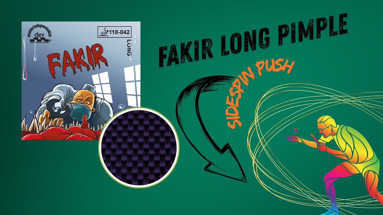 Review Fakir long pips rubber #fakir #tabletennis #longpips #pingpong