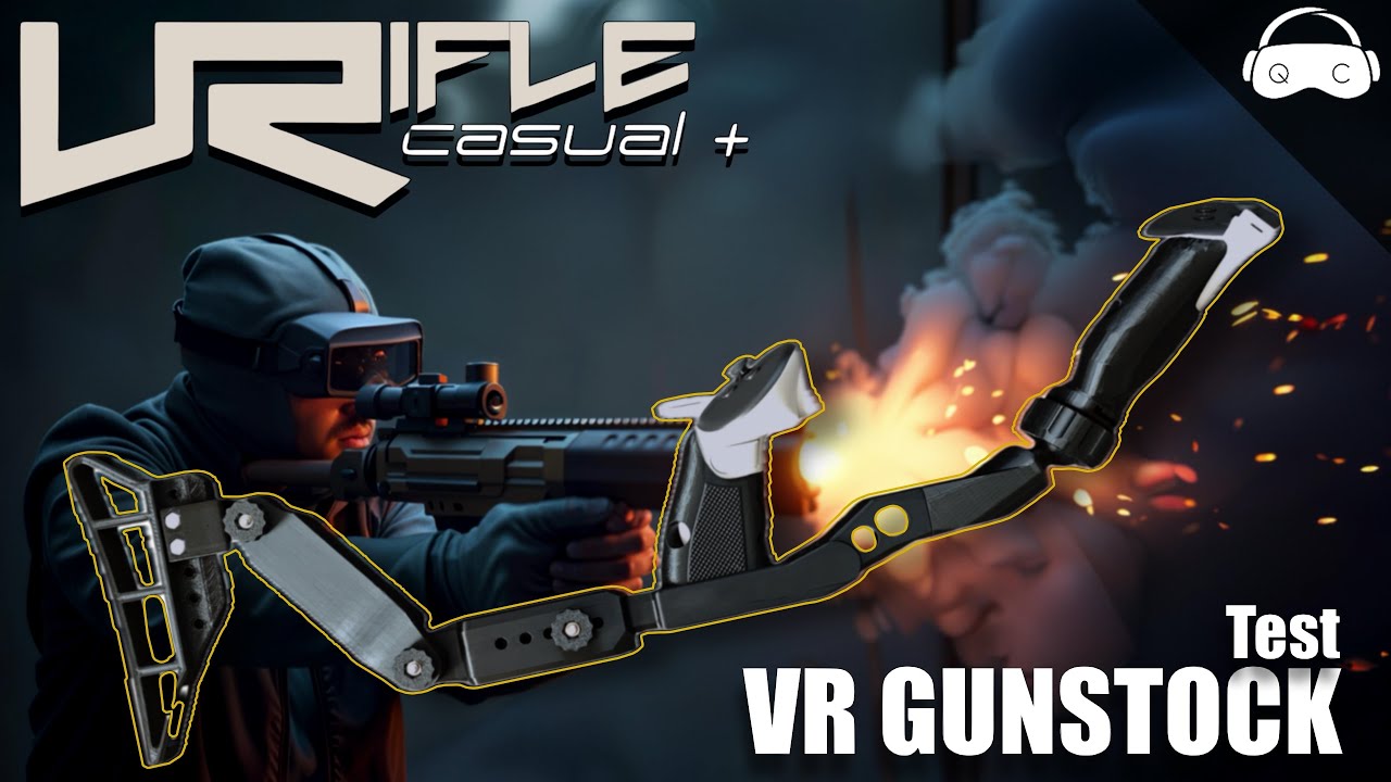 VRifle Casual + Pro | Bester Gunstock?? Meta Quest / PSVR 2 / Pico / PC VR
