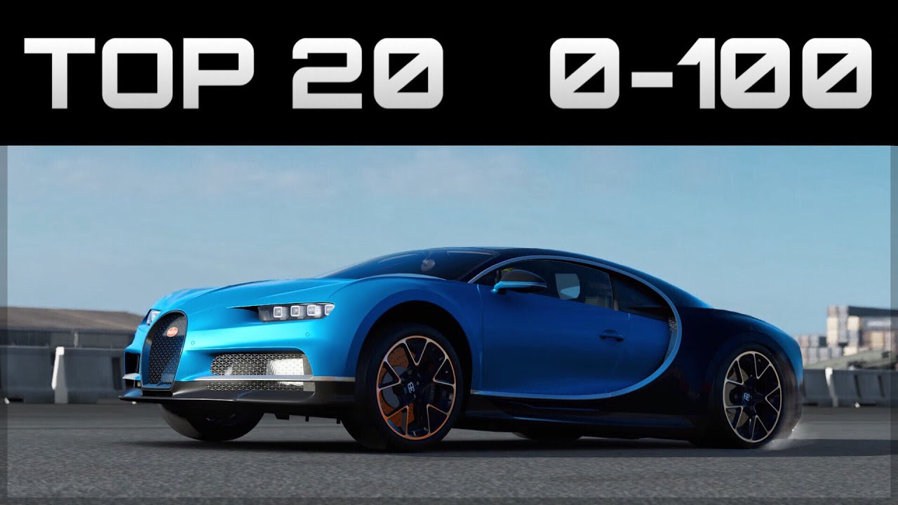 TOP 20 FASTEST 0-100 CARS | Forza Motorsport 7 | Crazy Accelerations!