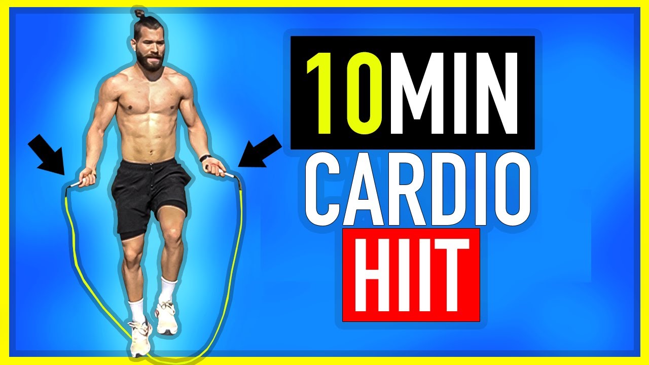 🔥CARDIO HIIT Para PERDER GRASA (10 MINUTOS) Con CUERDA de SALTAR🔥