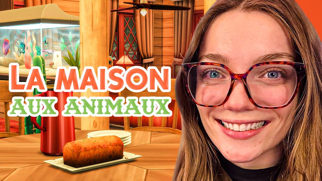 Je dois meubler cette maison pleine d'animaux ! | Les Sims 4 🐸