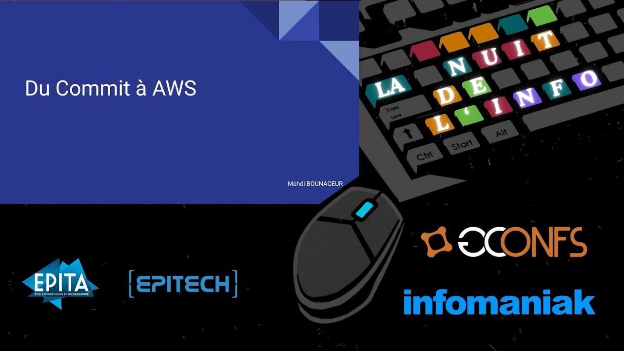 Nuit de l'info 2025 - Mehdi Bounaceur : Du Commit à AWS, Déploiement dans un contexte DevOps