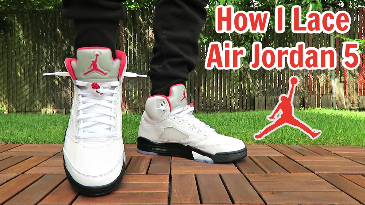 Как я шнурую свои Air Jordan 5
