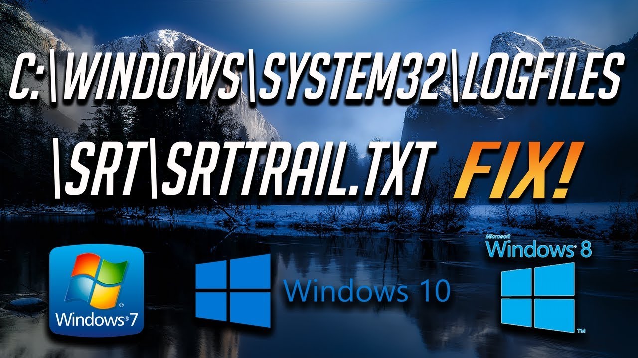 How to Fix SrtTrail.txt Log Error in Windows 10/8/7 - [2026 Tutorial]