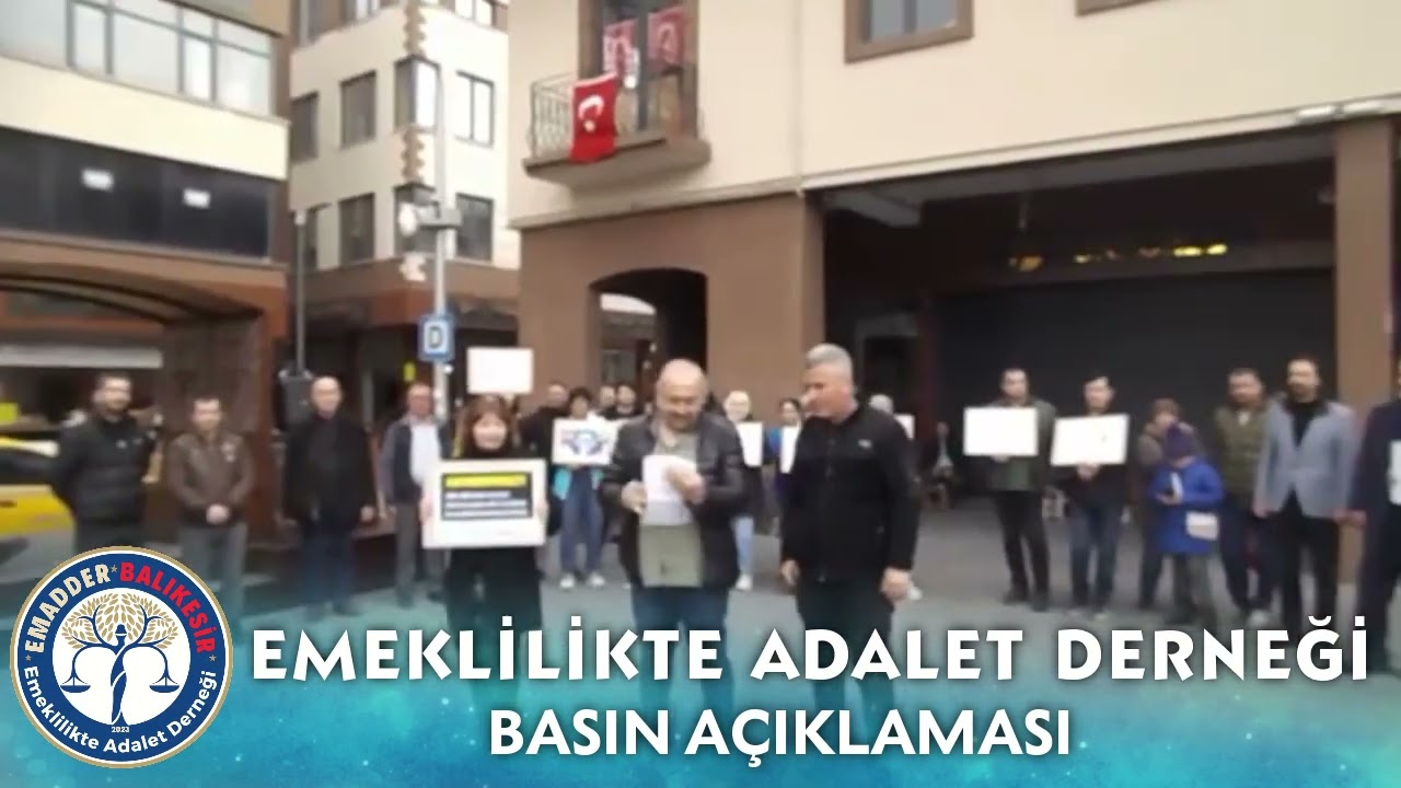 EMADDER-BALIKESİR TEMSİLCİLİĞİ BASIN AÇIKLAMASI - KADEMELİ EMEKLİLİK