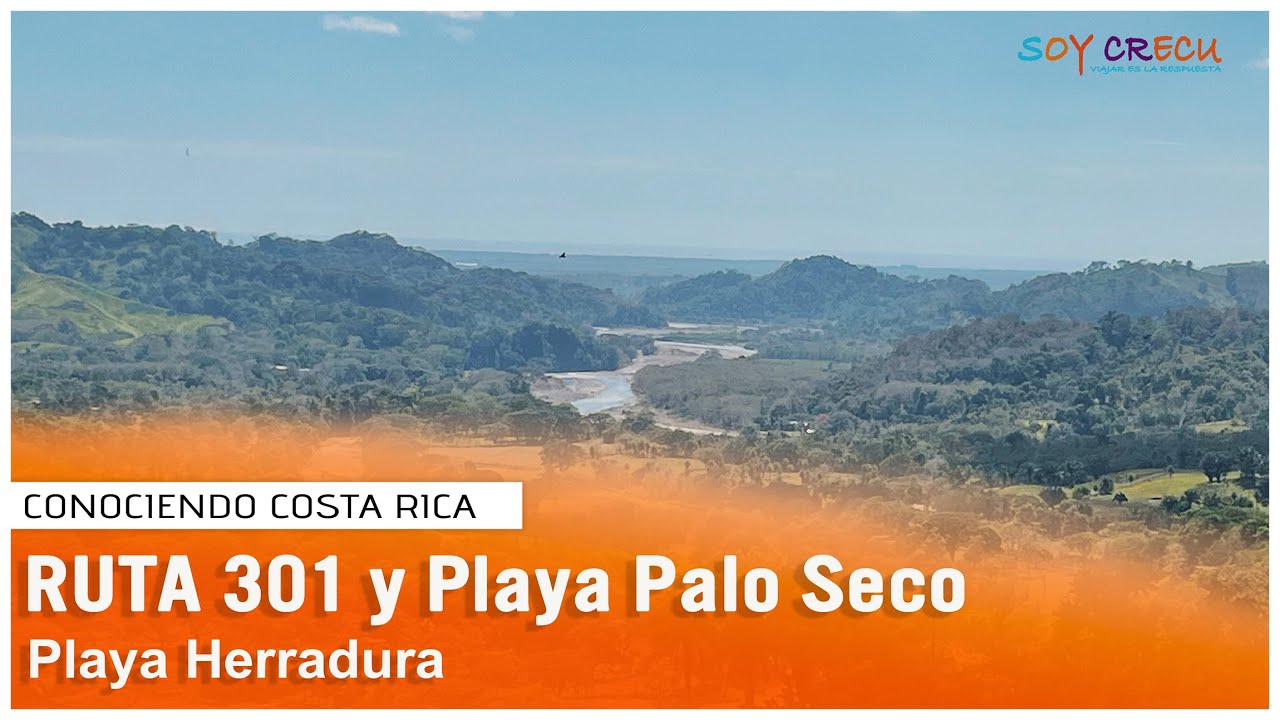 Ruta 301 y PLAYA PALO SECO. Capítulo 21 - Conociendo Costa Rica en Moto.