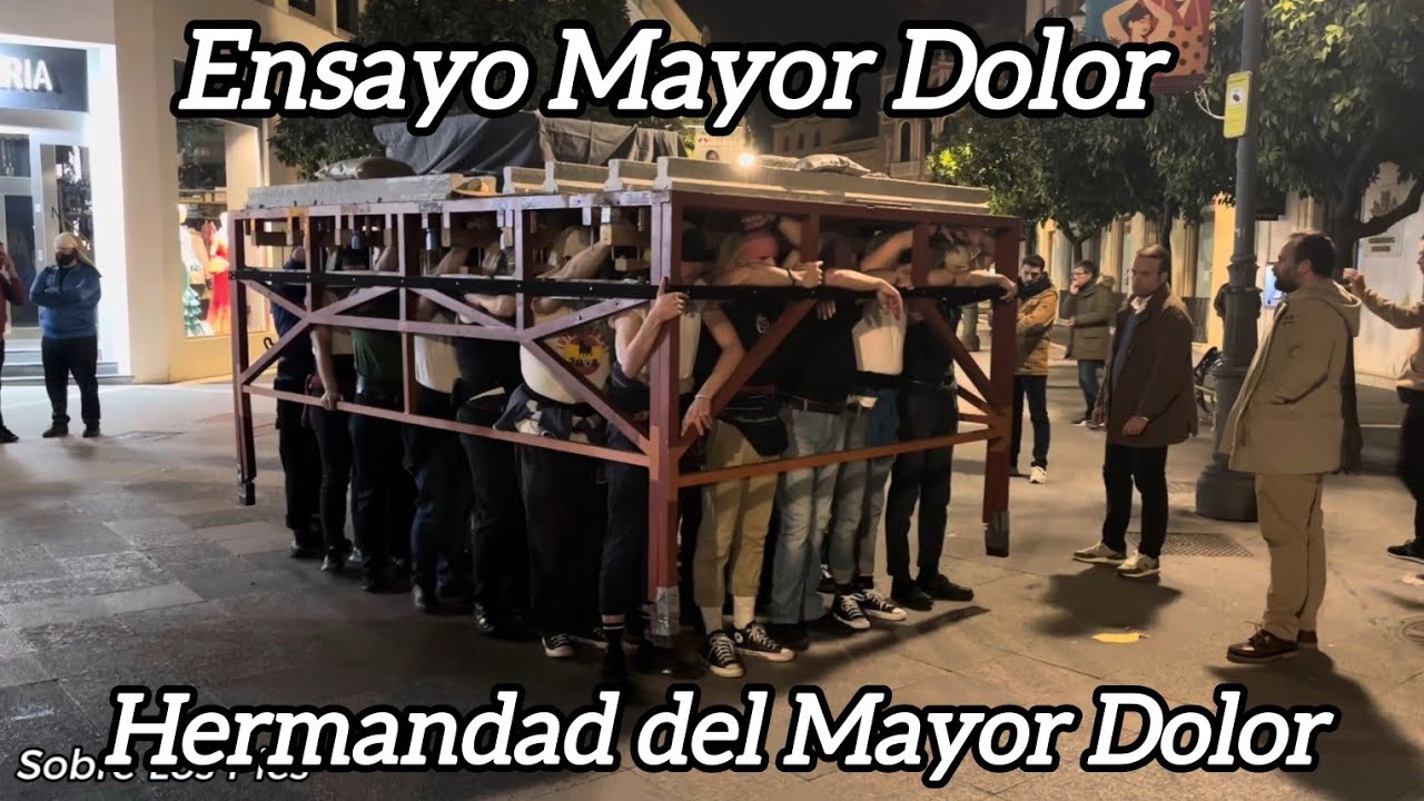 [4K] Primer Ensayo del Palio del Mayor Dolor 2025 / Jerez de la Frontera.  @SobreLosPie
