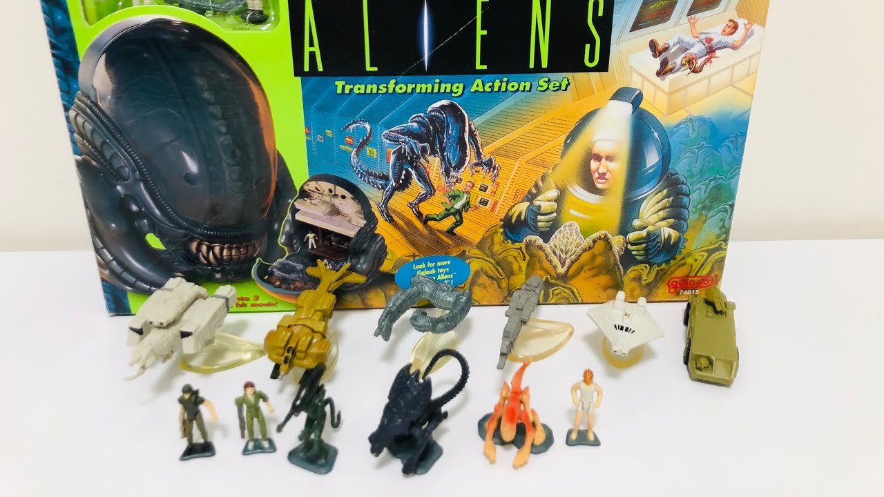異形微縮場景組 Galoob Aliens エイリアン  Micro Machines Transforming Action Set and  3 Collections review