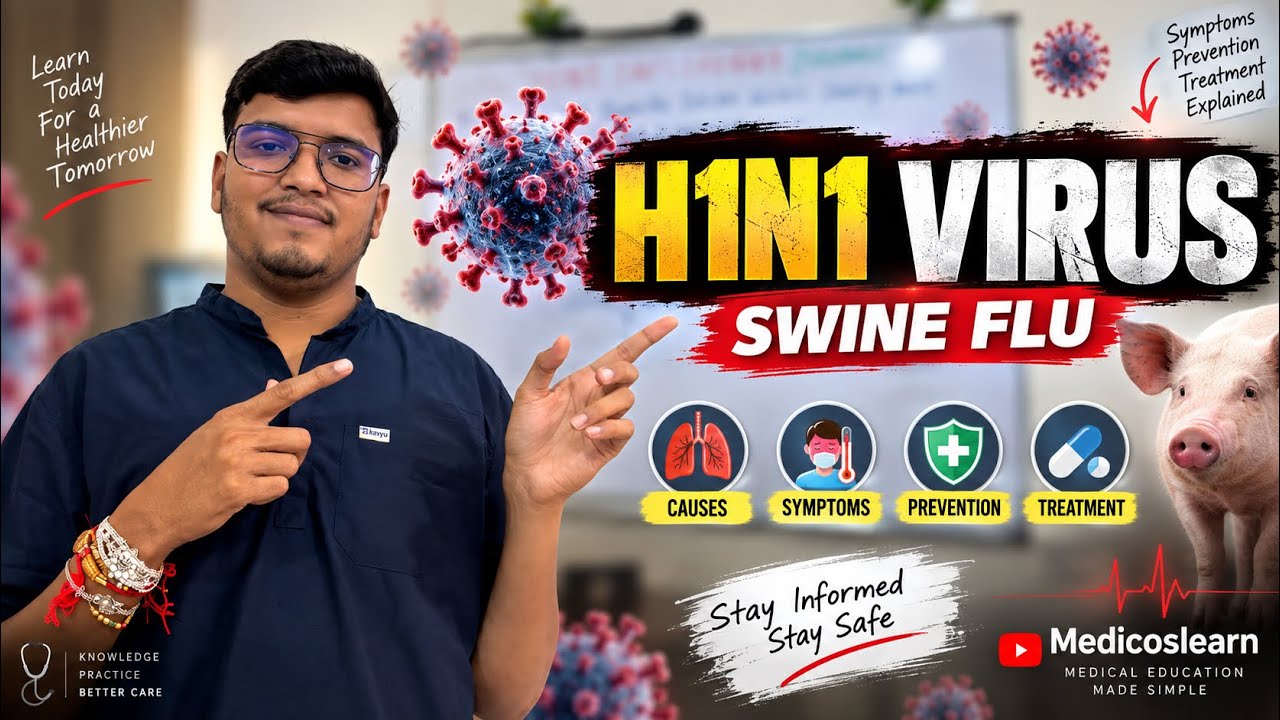 H1N1 Influenza Virus 🦠 | Symptoms, Prevention & Safety Tips | Medical Education