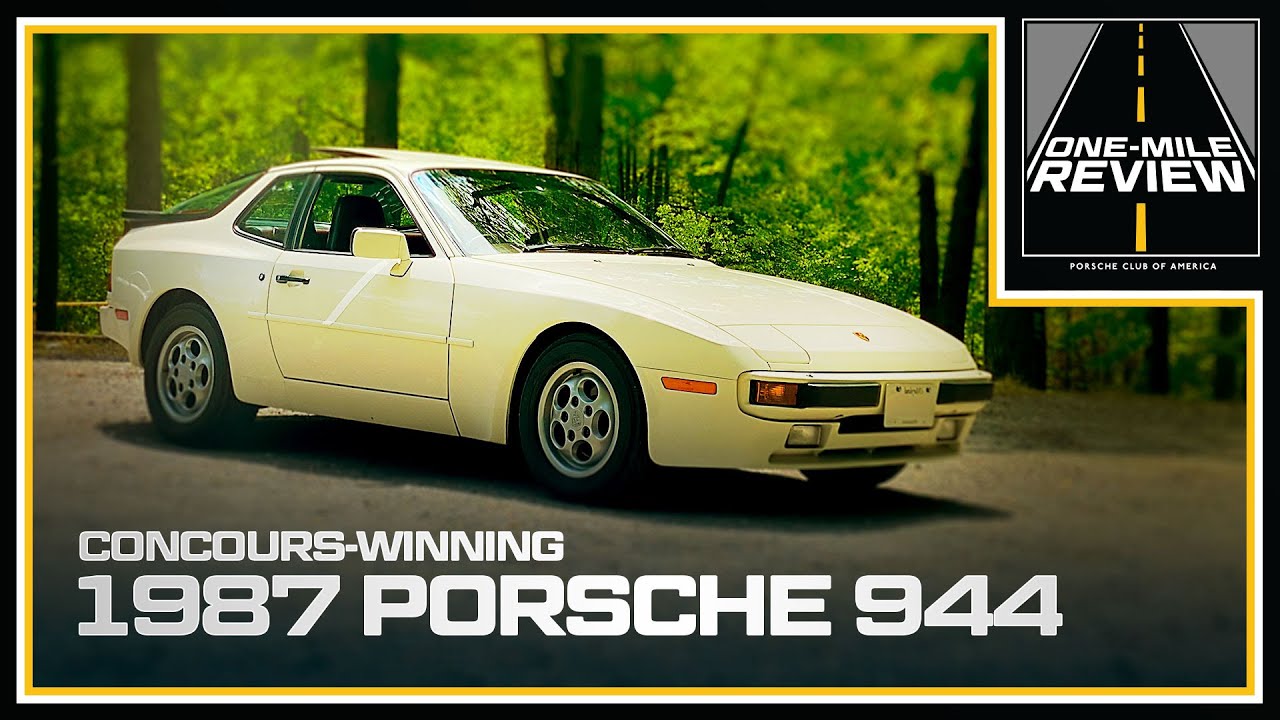 Concours - Winning 1987 Porsche 944 | One-Mile Review