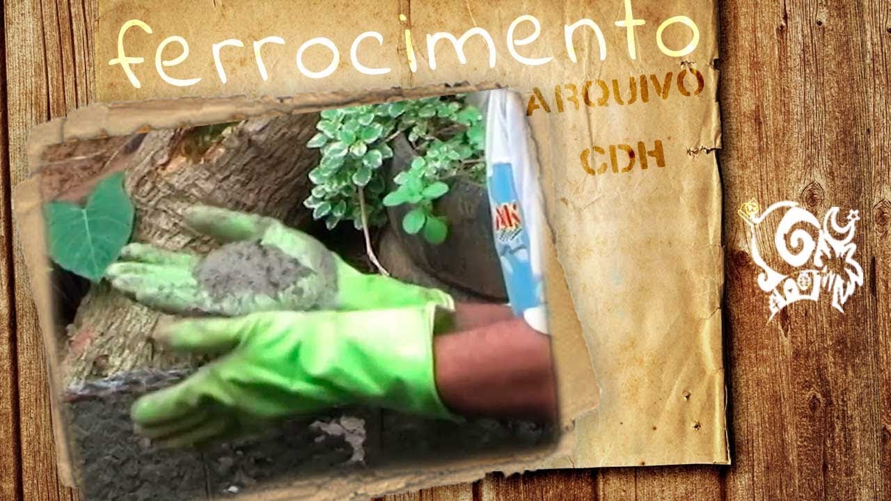 Cobrindo o ferrocimento - Aquivo H&oacute;lons