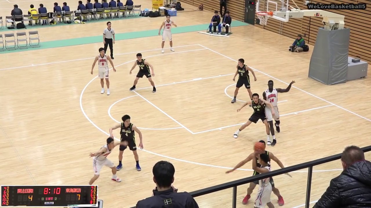 開志国際vs東海大諏訪(Q1)高校バスケ 2019 北信越新人戦決勝