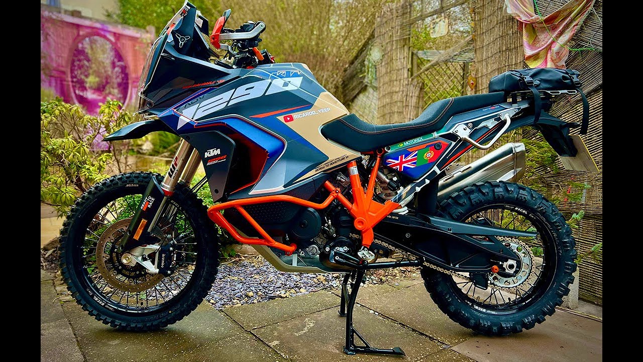 KTM 1290 Super Adventure R High Fender Conversion с графическим комплектом DABRABBIT