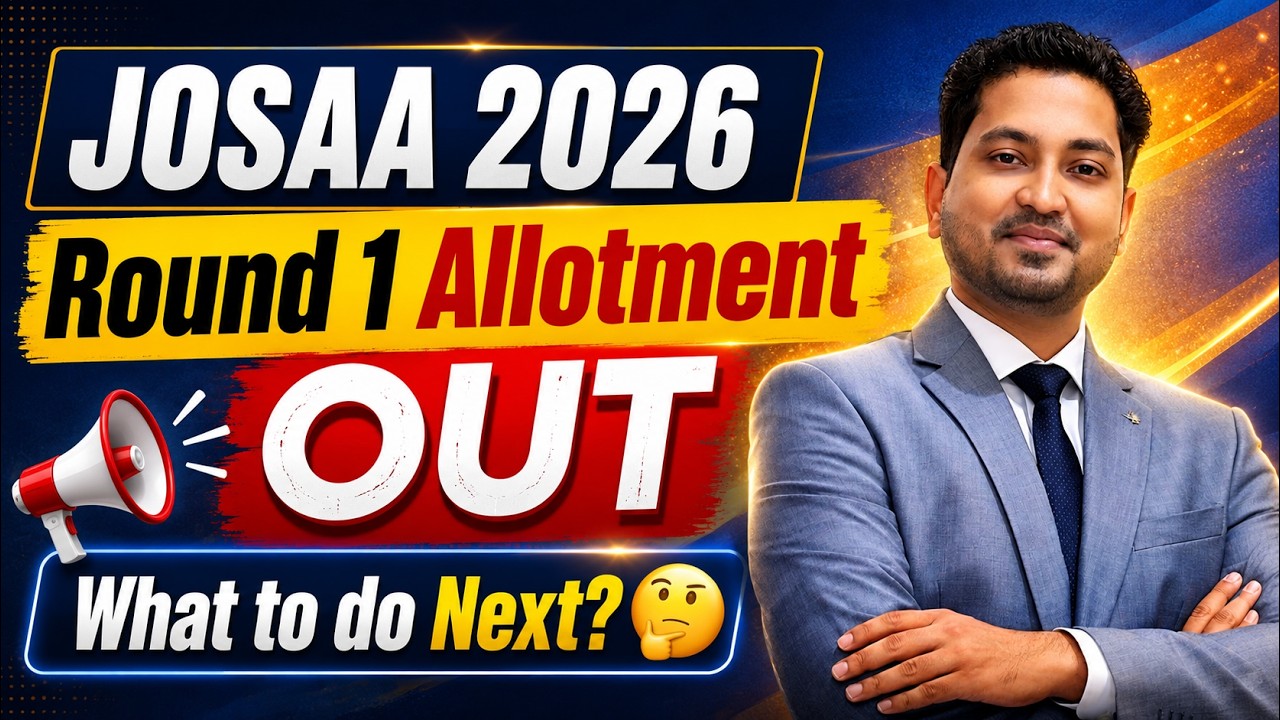 JOSAA Counselling 2026 Round 1 Shocking Cutoff🤯| Online Reporting Process | Documents Required