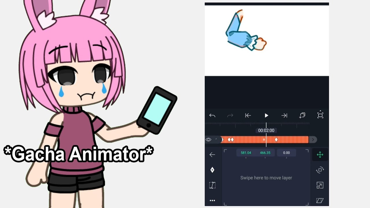 Скриншоты Gacha против аниматоров Gacha: 😰