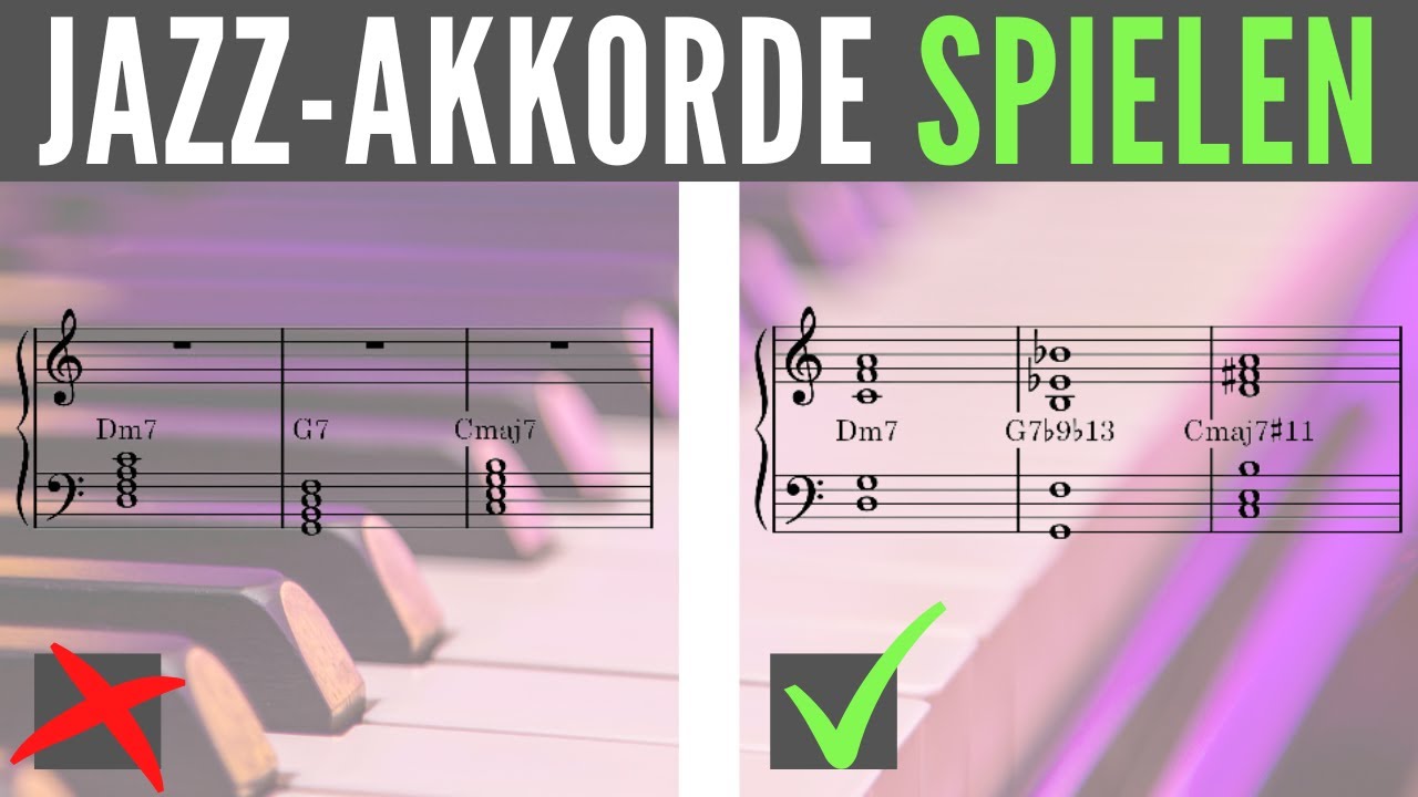 Akkorde wie ein Jazz-Profi spielen
