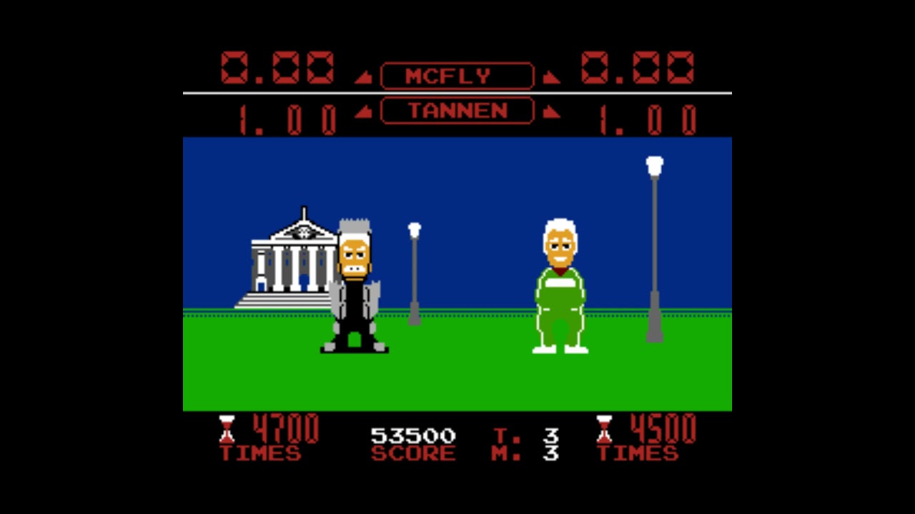 BIFF GUNMAN - BACK TO THE FUTURE (NES WILD GUNMAN HACK) - BIFF TANNEN VS MARTY MCFLY - GAME B