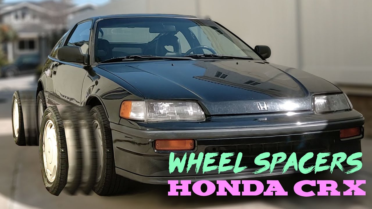 Transforming my Honda CRX with 1 Inch Wheel Spacers