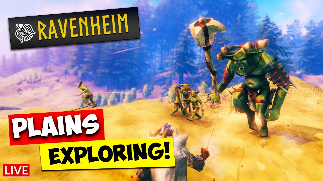 🔴 LIVE - Valheim Server - RavenHeim - PLAINS TIME!