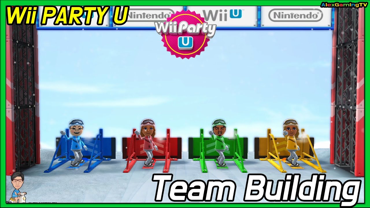 Wii Party U - Team Building 🎵 Player Midori ( Eng Sub, Master com) | AlexGamingTV