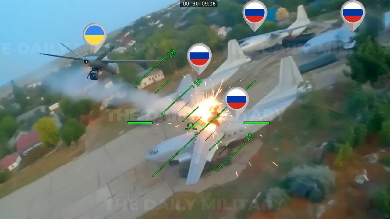 Ukrainian Security Service Drone Strikes Destroy 15 Russian Aircraft During 2025