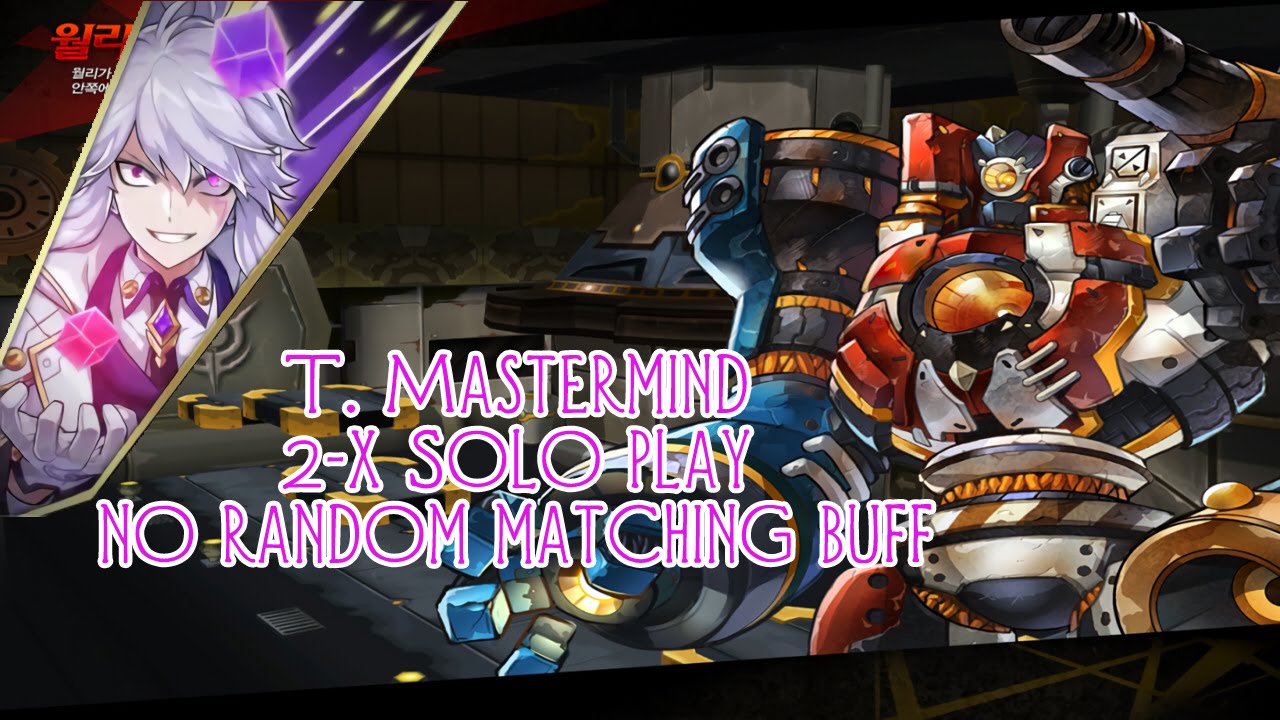 [Elsword KR]Transcendence MasterMind 2-x Solo Play with No random Matching buff