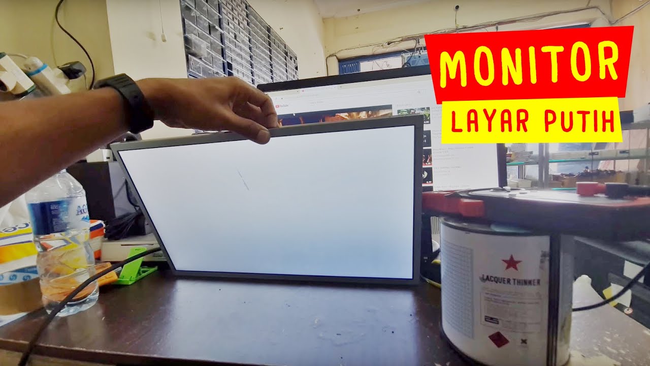 Memperbaiki Monitor Blank Putih VLOG165