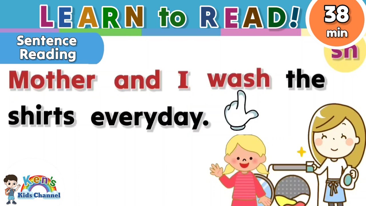 Practice Reading Sentences for Kids | Learn to Read | English Reading Lesson 