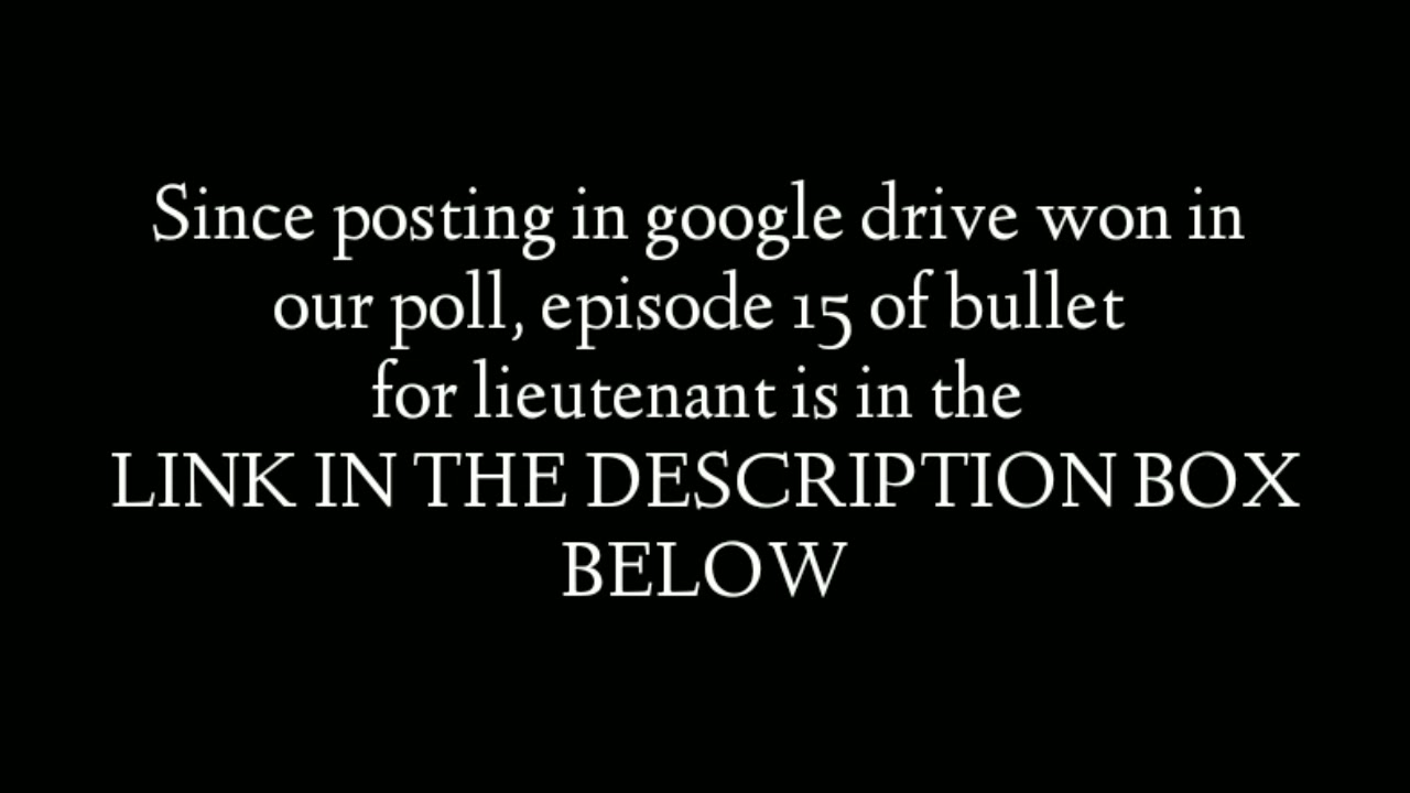 JenLisa FF- A BULLET FOR LIEUTENANT EP15