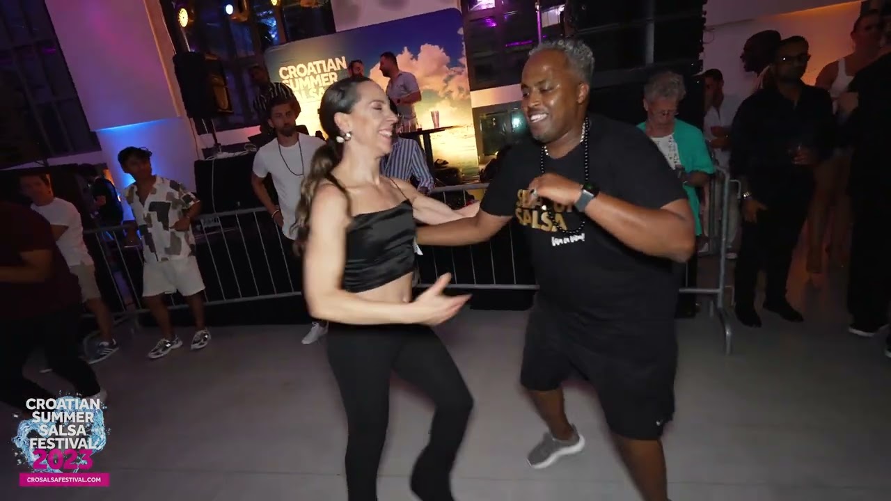 Moe Flex & Nerea - Salsa social dancing | Croatian Summer Salsa Festival 2023