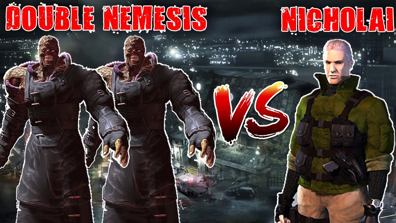 Resident Evil 3 - Double Nemesis vs Nicholai