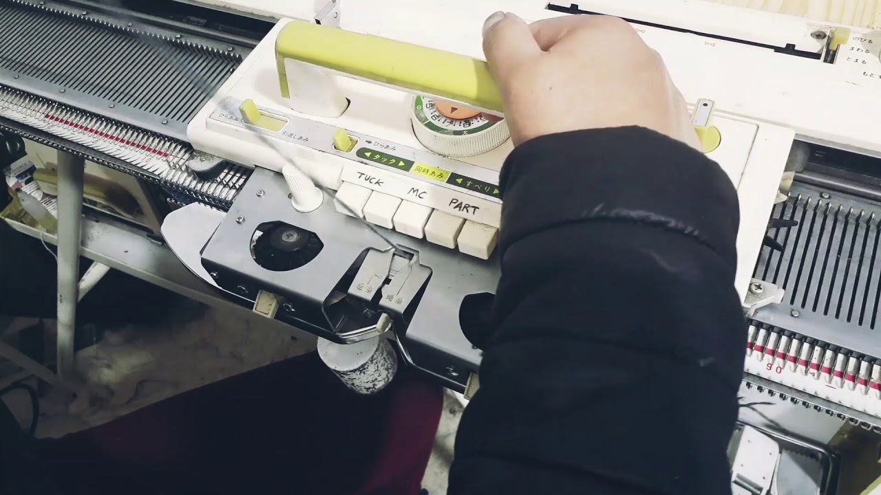 BORDE TIPO TRENZADO - TEJIDO EN MAQUINA DE TEJER -TRICOTOSA